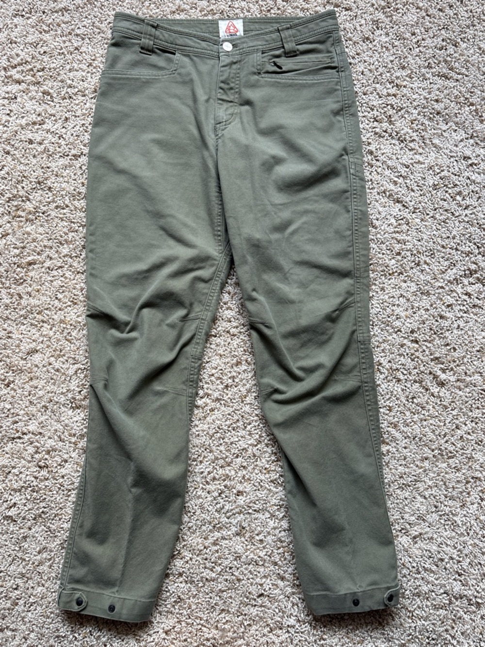 LIVNS Pants Womens Ecotrek Trail Pants Green Sz 6 30